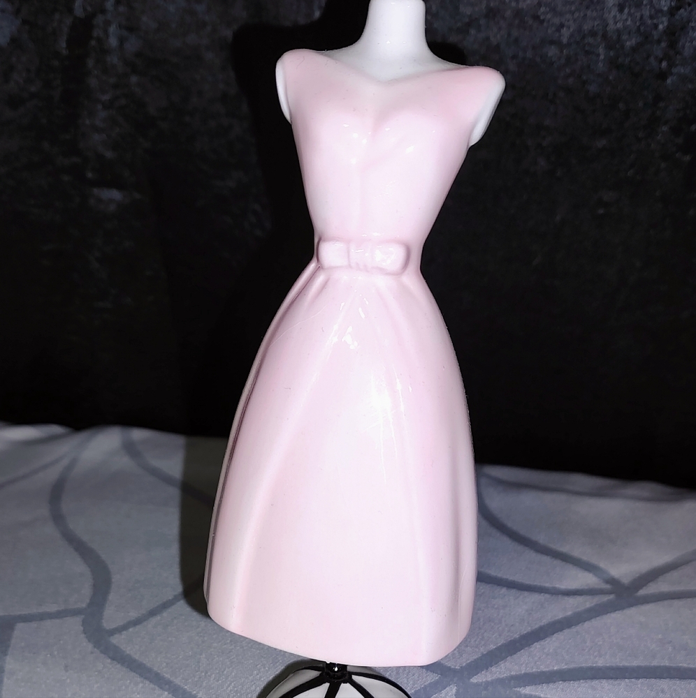 Barbie Glass Elegant Pink Dress Form